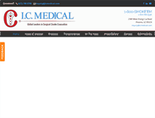 Tablet Screenshot of icmedical.com